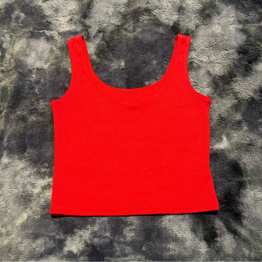 SHEIN Women’s Red Crop Tank Top